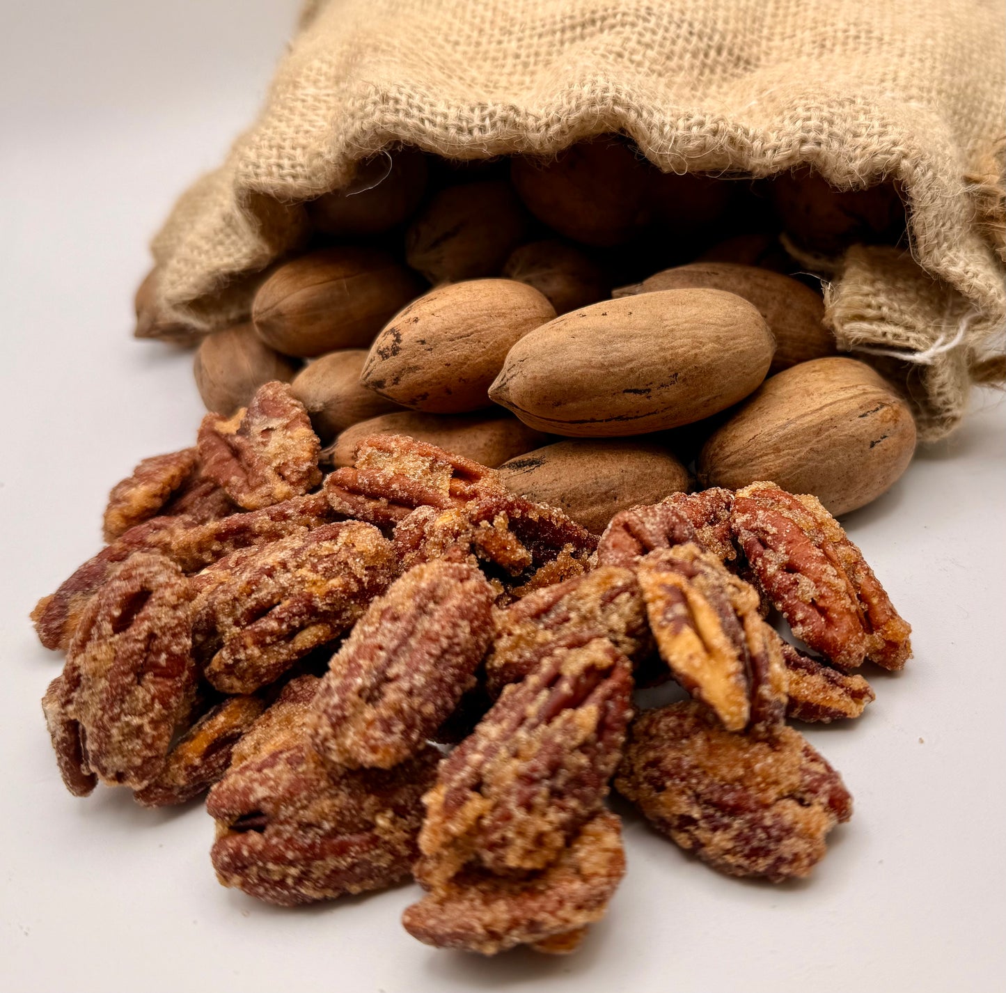 Southern Cinnamon Sugared Pecans