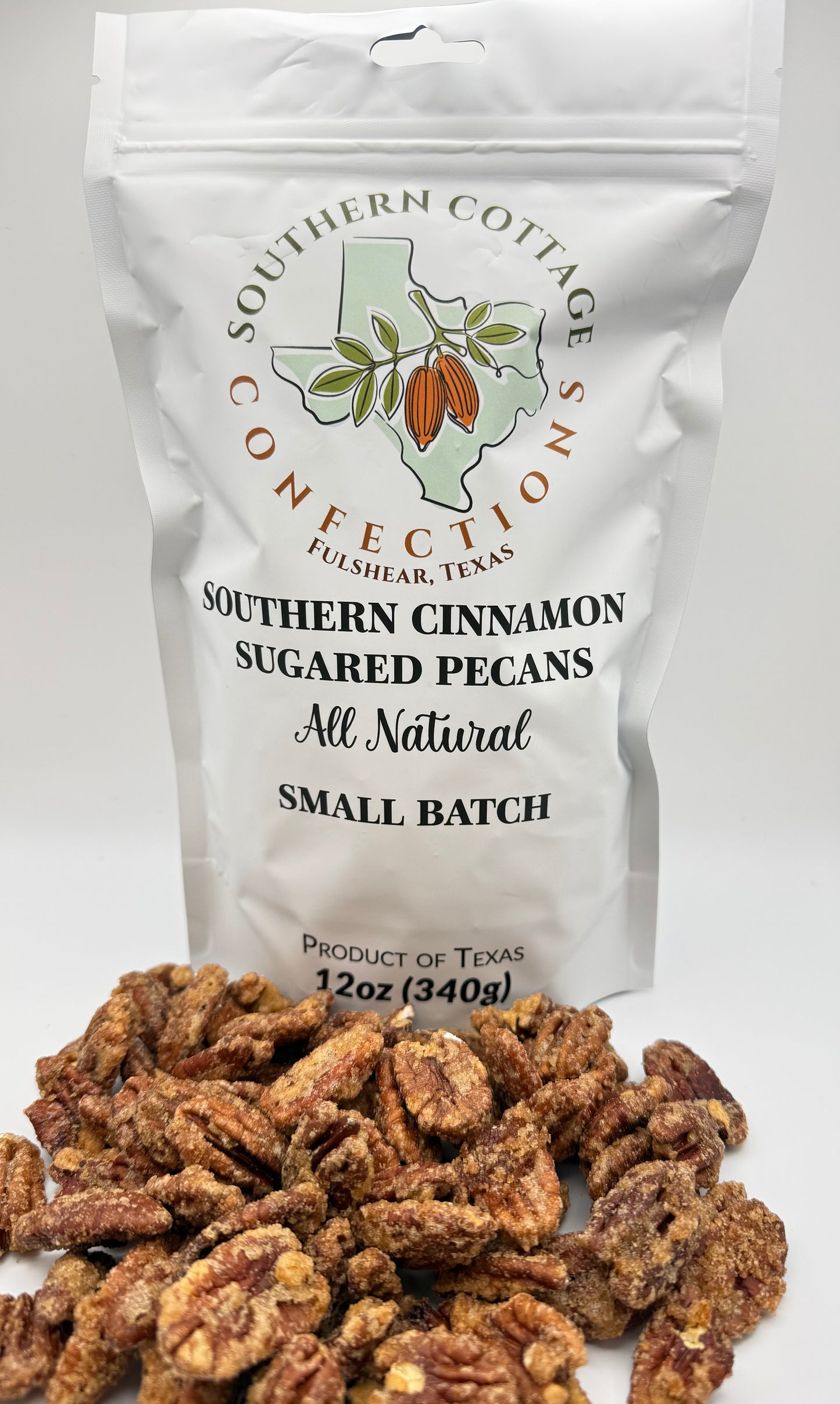 Southern Cinnamon Sugared Pecans