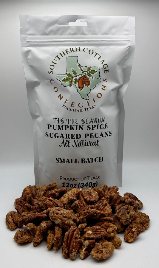 Tis' The Season Pumpkin Spice Sugared Pecans